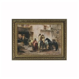 Bridgman Frederick Arthur Cami Çeşmesi Cezayir Tablosu