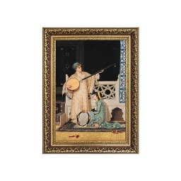 Osman Hamdi Bey İki Muzisyen Kız Tablosu