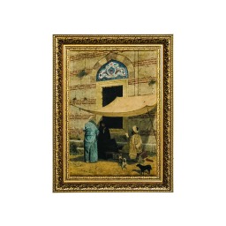 Osman Hamdi Bey Cami Önünde Arzuhalci Tablosu