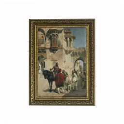 Edwin Lord Weeks Jodhpore Sarayı'nın Ön Avlusundaki Ava Gidiş Tablosu