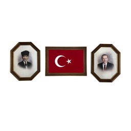Prestij Makam Seti - 8 Köşe Özel Çerçeve Tablo