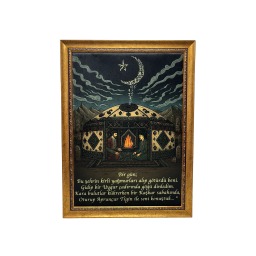 İpek Kadife Kaşgar Sabahı Tablosu