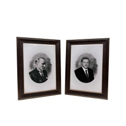 İpek Kadife Atatürk ve Erdoğan Makam Portresi