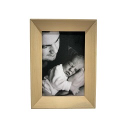 Sevgiyle Sakla Yenidoğan Ahşap Çerçeveli İpek Kadife Tablo