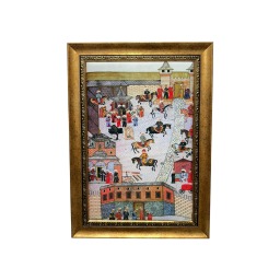 İpek Kadife Surname Şenliği Minyatür Tablo