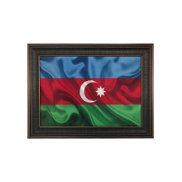 İpek Kadife Azerbaycan Bayrağı