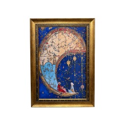 İpek Kadife Yıldızların Hikayesi Minyatür Tablo